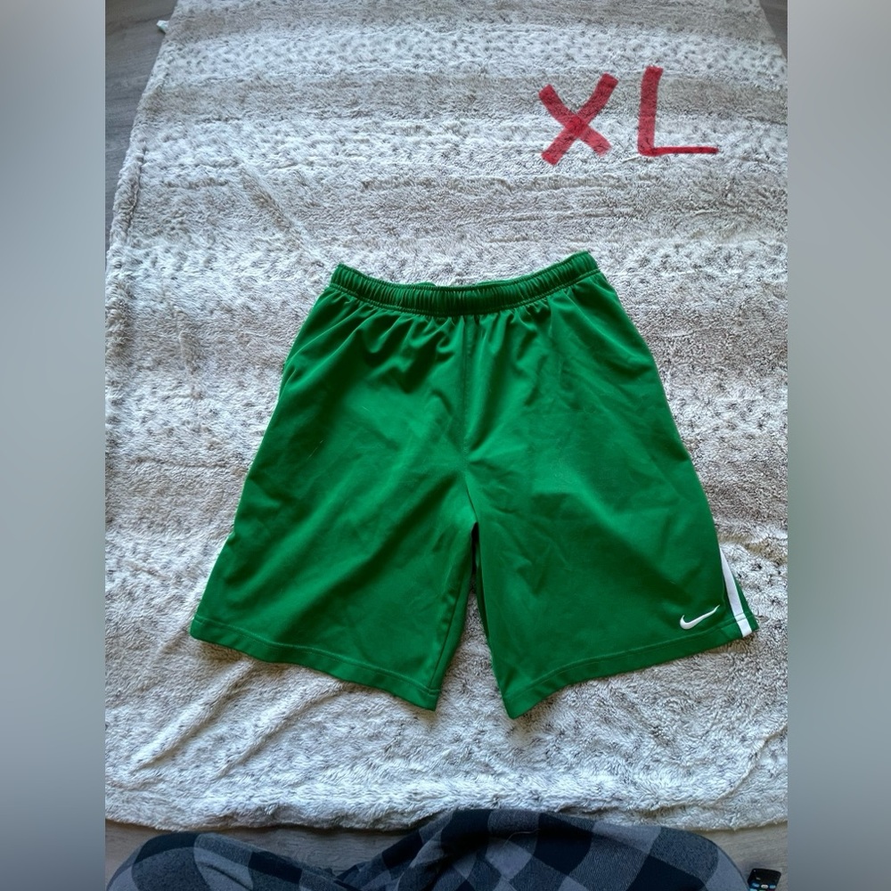 Green Nike Men's Shorts - XL